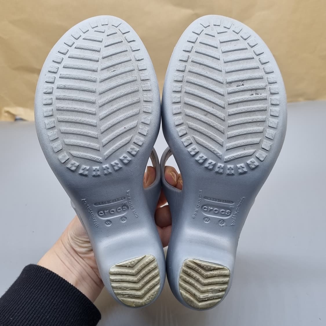 크록스 사이프러스 여성힐w6 230 굽9 상품이미지3