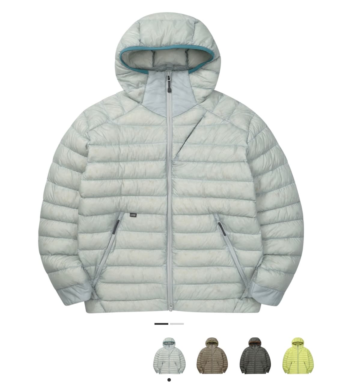 시에라디자인 뮤어 경량 구스다운 후드자켓 라이트 그레이 상품이미지1