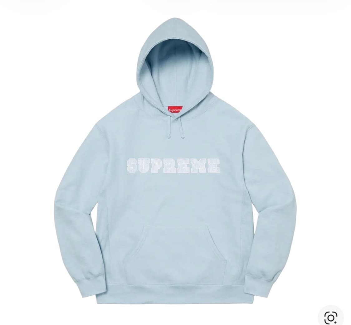 슈프림 레이스 후드 스웨트셔츠 라이트 블루 S 상품이미지1
