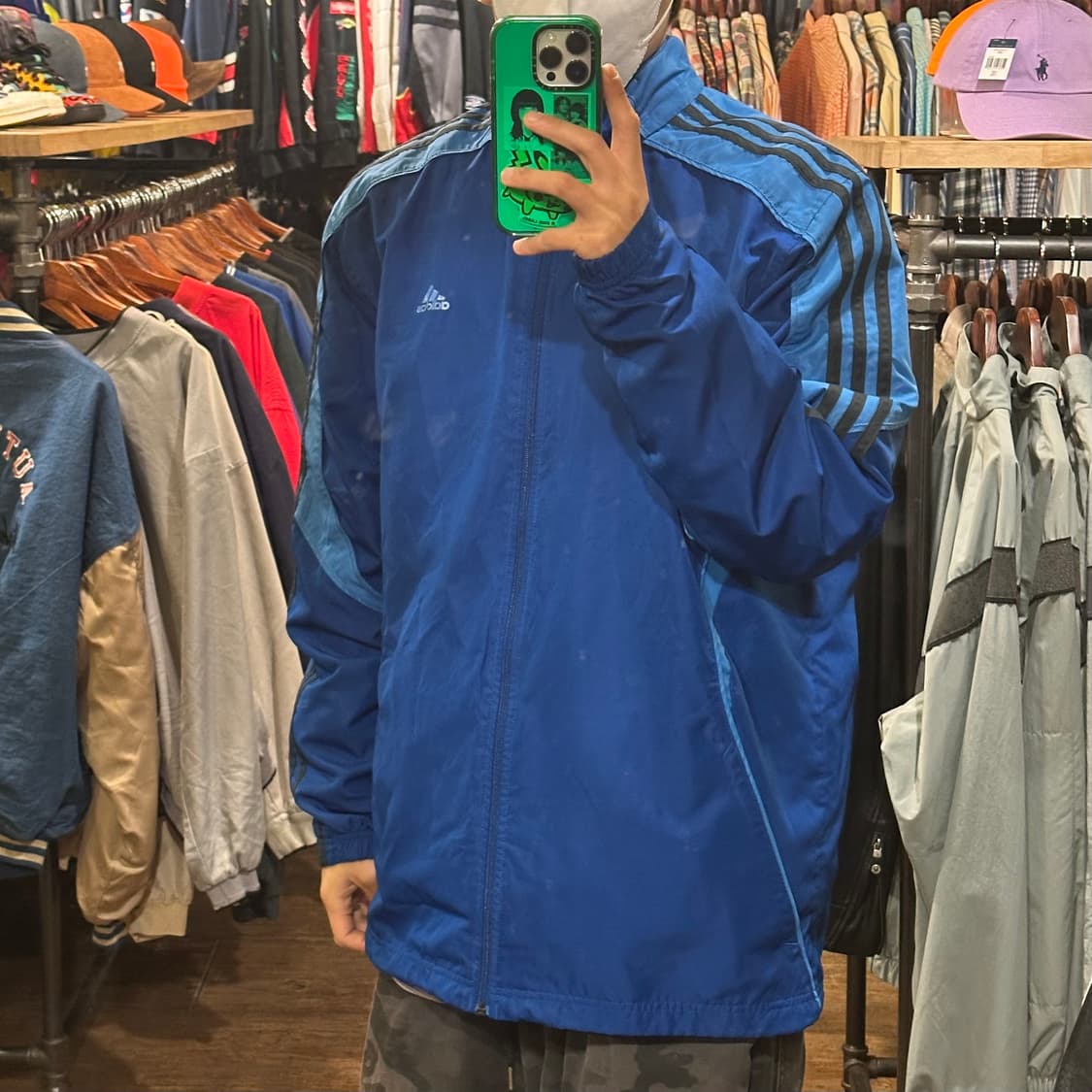 [HI] 아디다스 바람막이 블루 상품이미지3