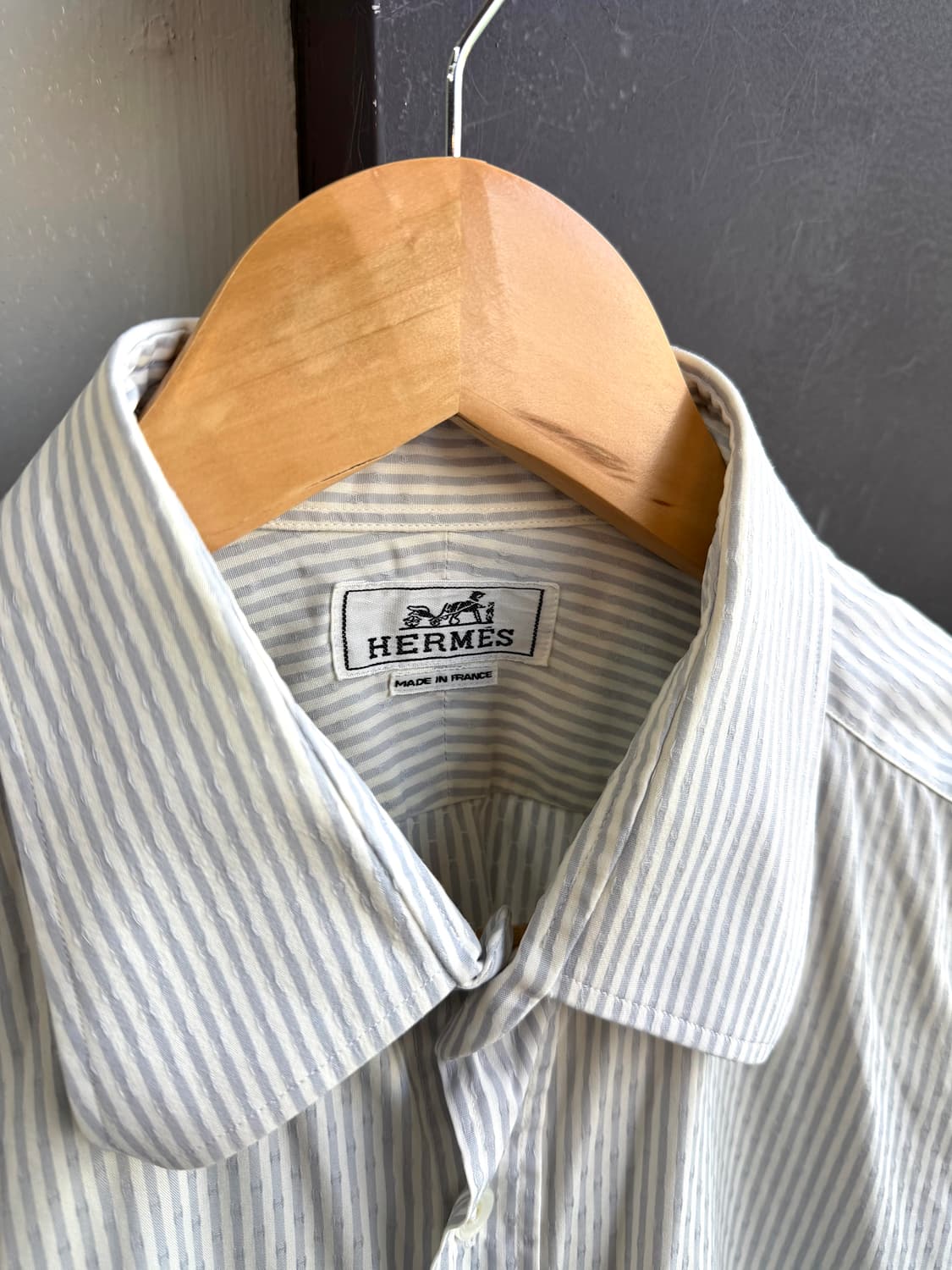 105~110/ 에르메스 스트라이프 베이직 셔츠 상품이미지5