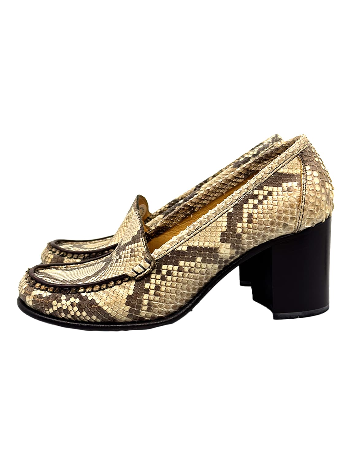  Patrick Cox Python Heeled Loafers/ 37.5 상품이미지1