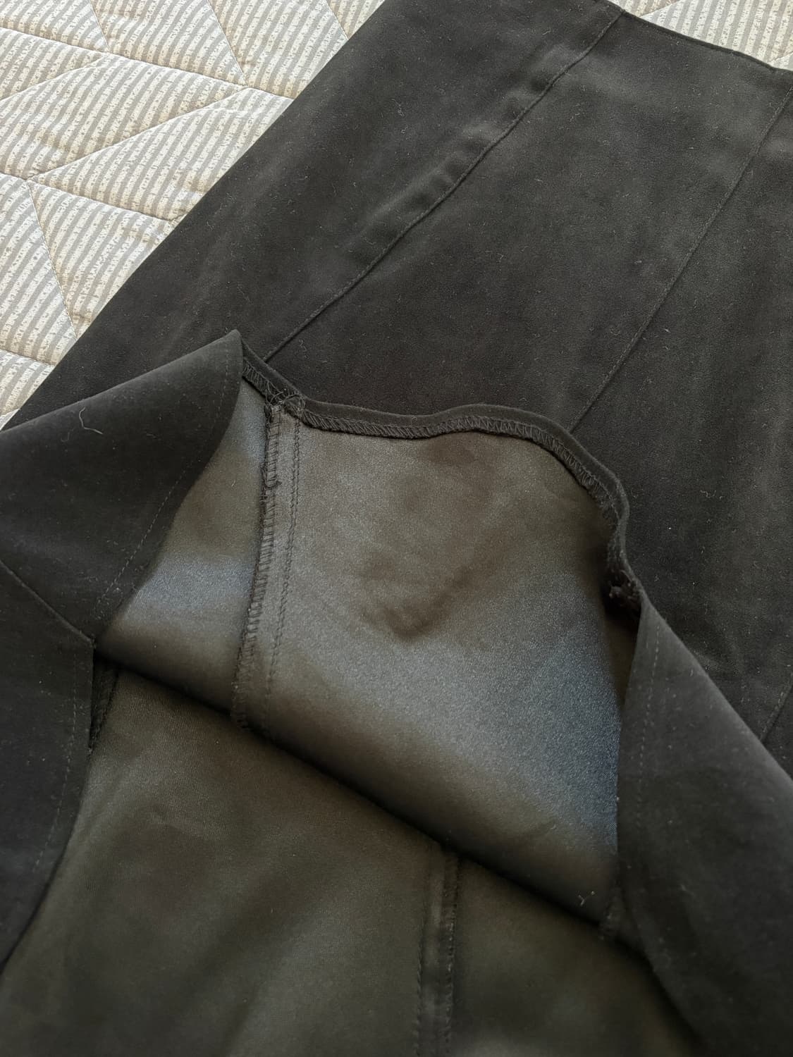 Black 스웨이드 스커트 상품이미지6