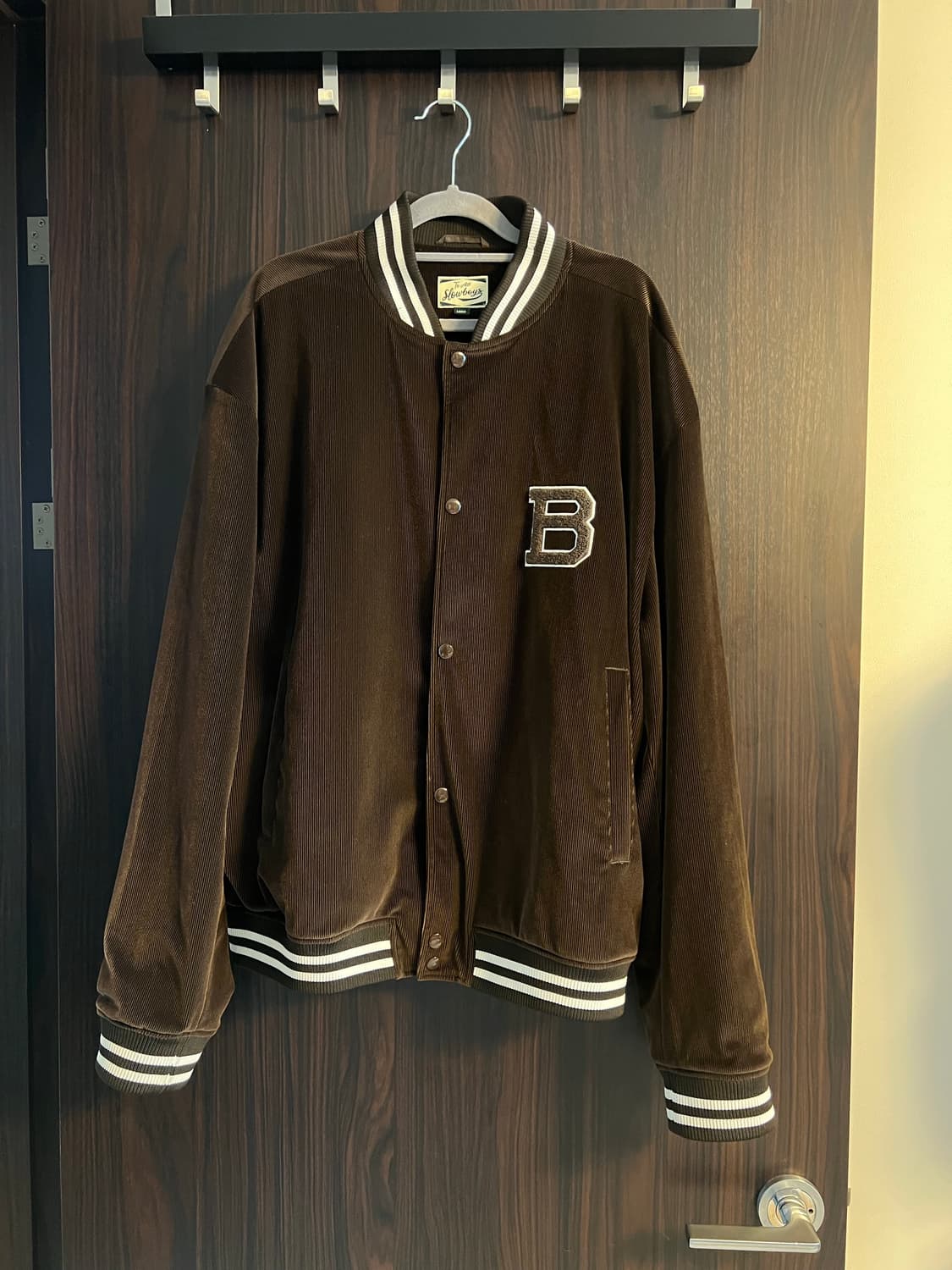 슬로우보이 코듀로이 스타디움 점퍼 브라운 L 상품이미지1