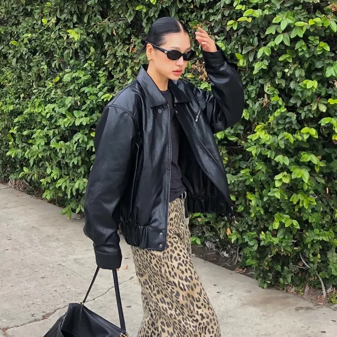 오데스 패디드 레더 점퍼 자켓  상품이미지2