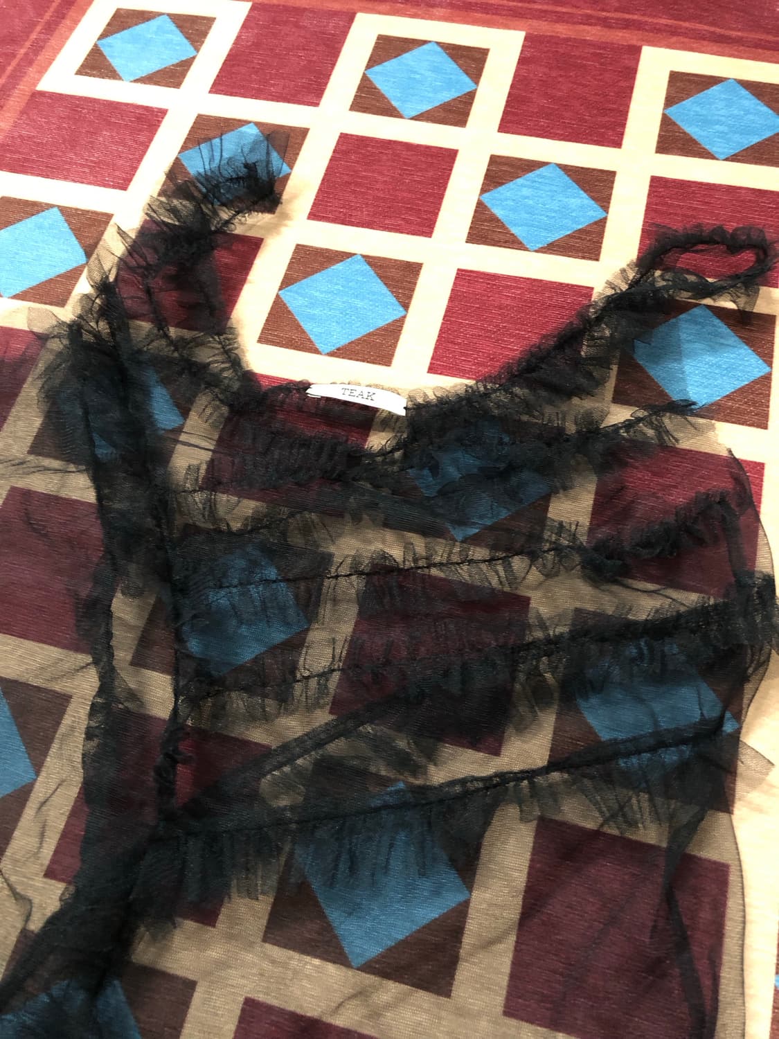 TEAK SHEER SLEEVELESS TOP 상품이미지3