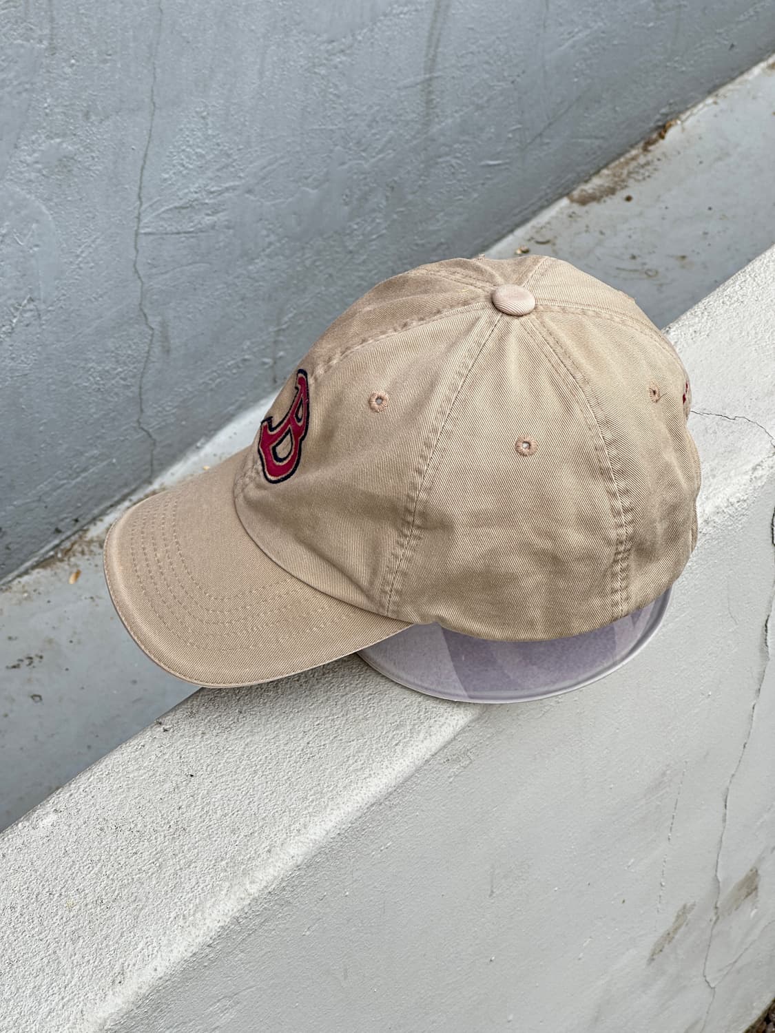 [M] 90s 빈폴 베이지 볼캡 모자 상품이미지3