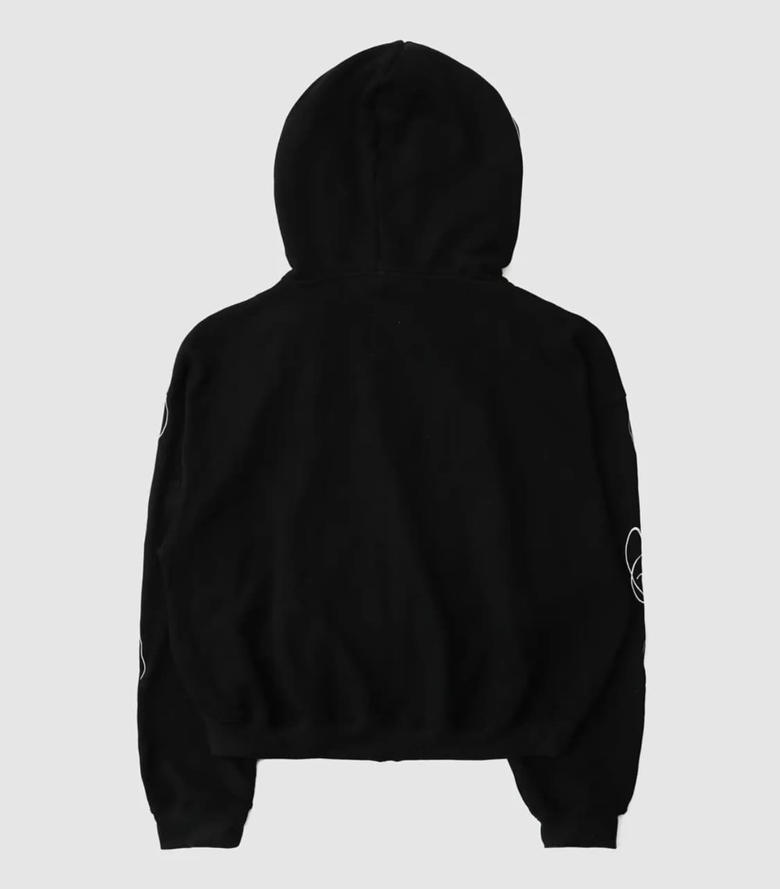 배드블러드 레터링 자수 후드집업 상품이미지2