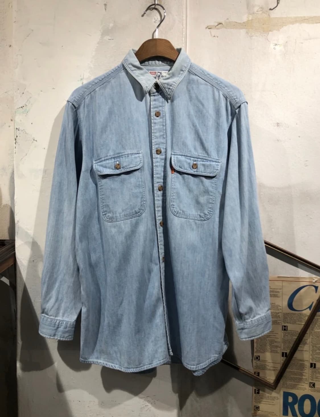 [2545]Levi's light blue denim shirt  상품이미지1
