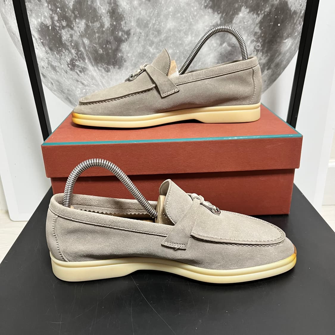  정품 36.5) 로로피아나 썸머워크 참스 로퍼 상품이미지2