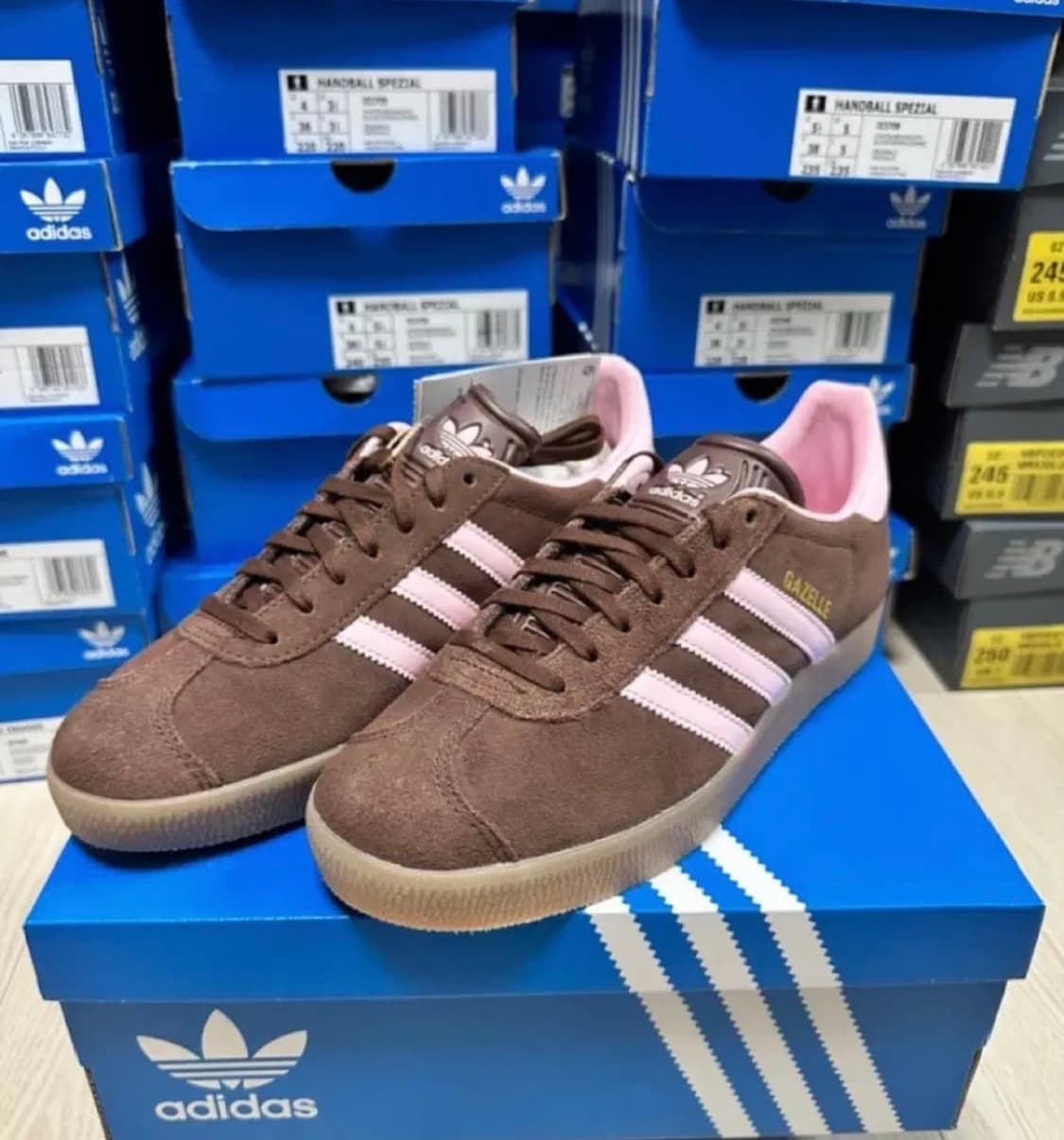아디다스 가젤 어번 클리어 핑크 브라운 상품이미지1