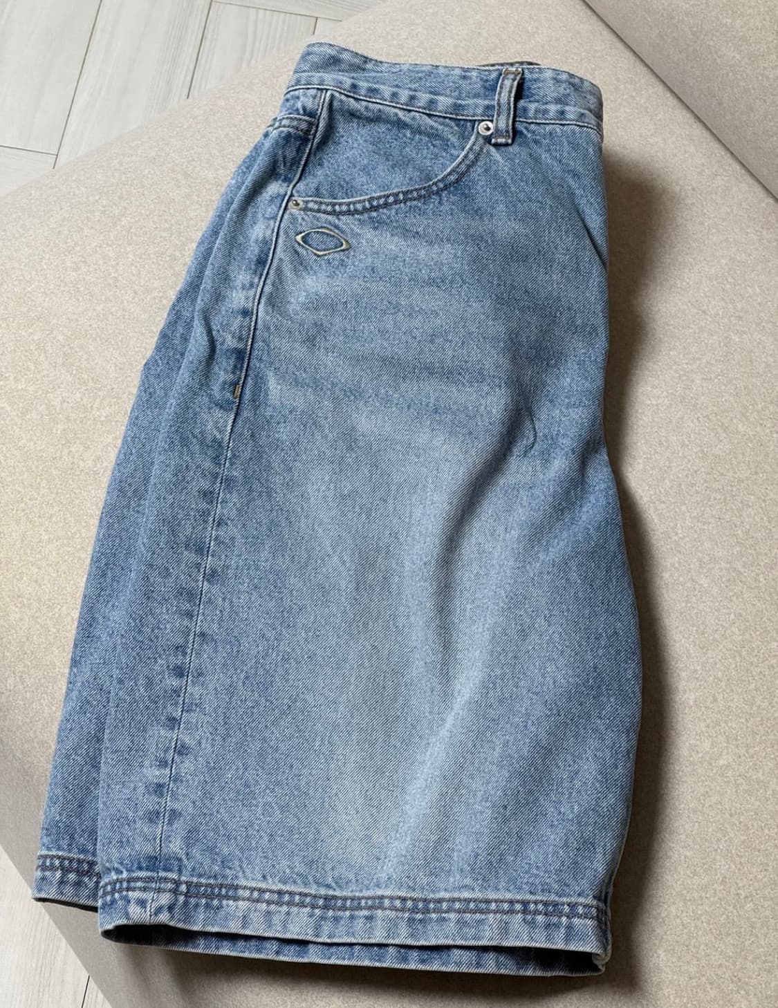 미스치프 버뮤다팬츠 라이트블루 M 상품이미지3