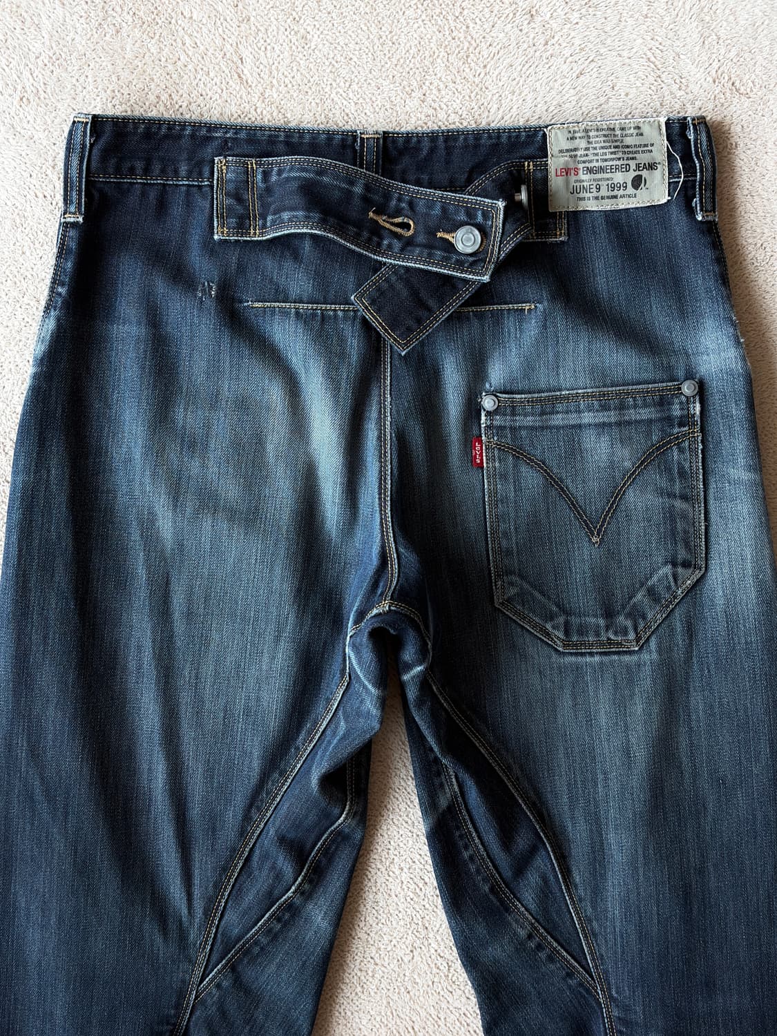 90-00s 리바이스 신치백 엔지니어드진 상품이미지7