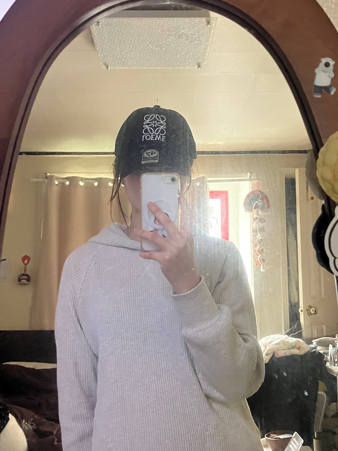 nptsss 로에베 볼캡 블랙 상품이미지1