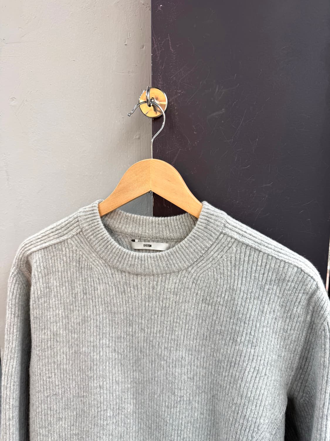 .100/ 시스템옴므 20FW 캐시미어 블랜딩 버튼 니트 상품이미지5