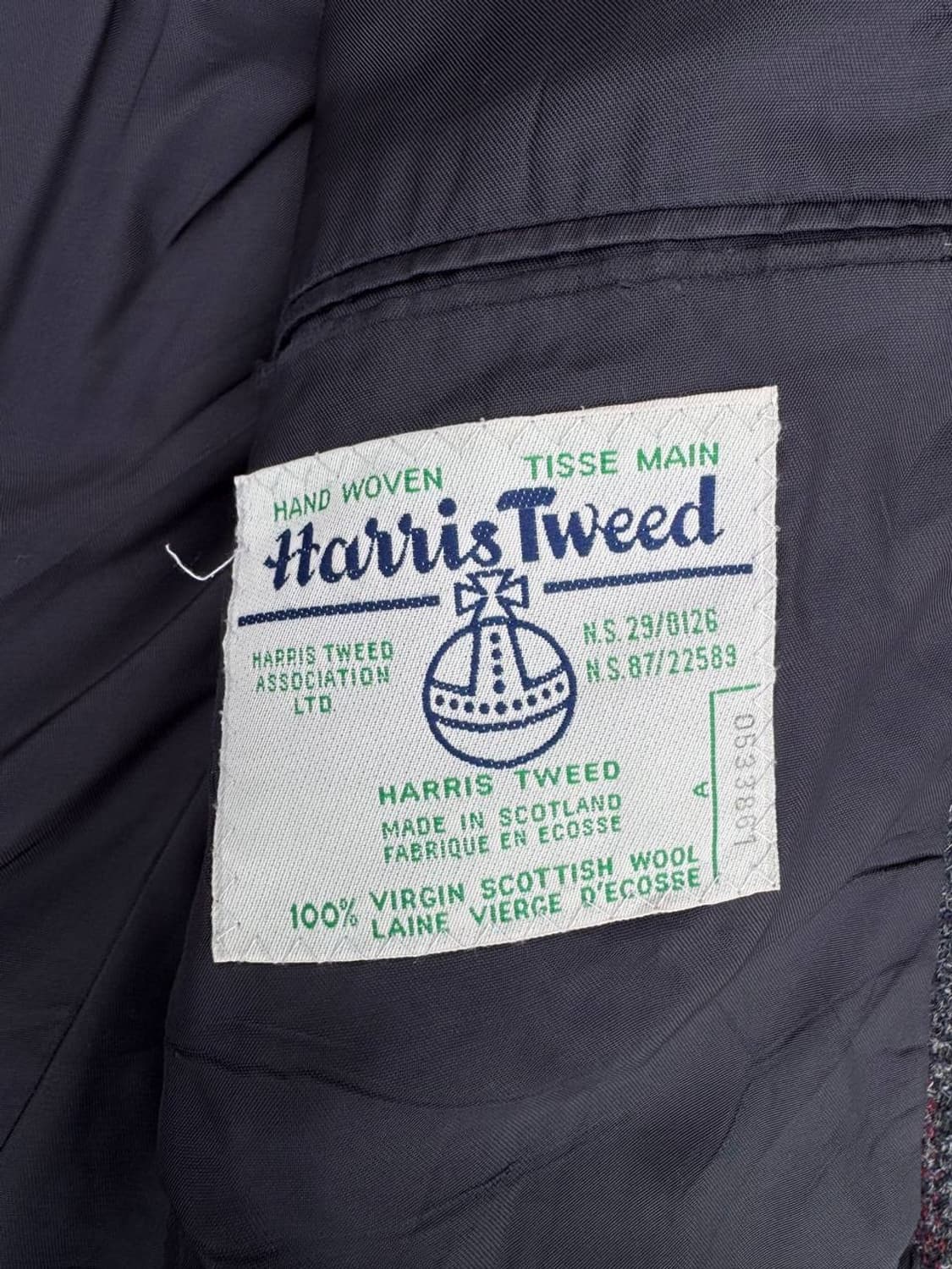 Harris tweed wool blazer 상품이미지4