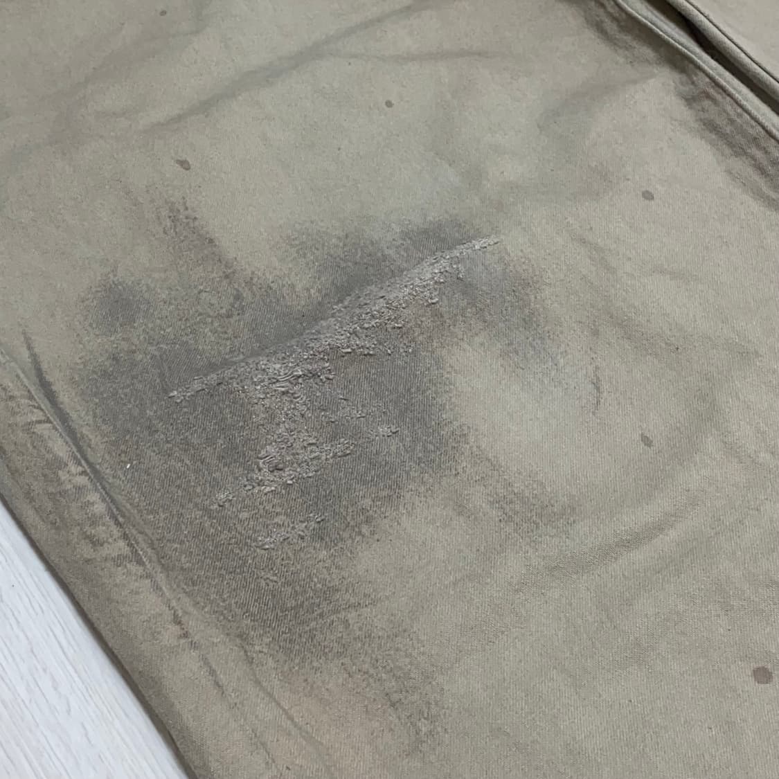 ANCELLM 안셀름 DENIM WIDE SLACKS-Sand 상품이미지5