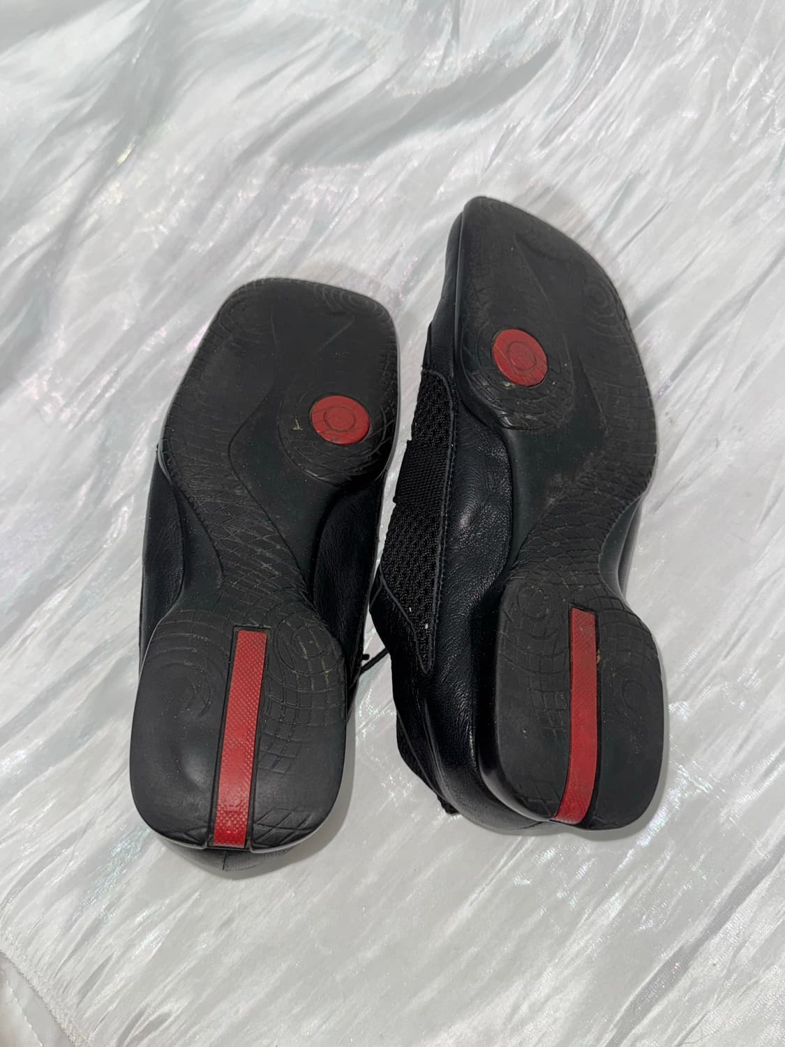 Prada sports mesh leather sneakers 상품이미지5