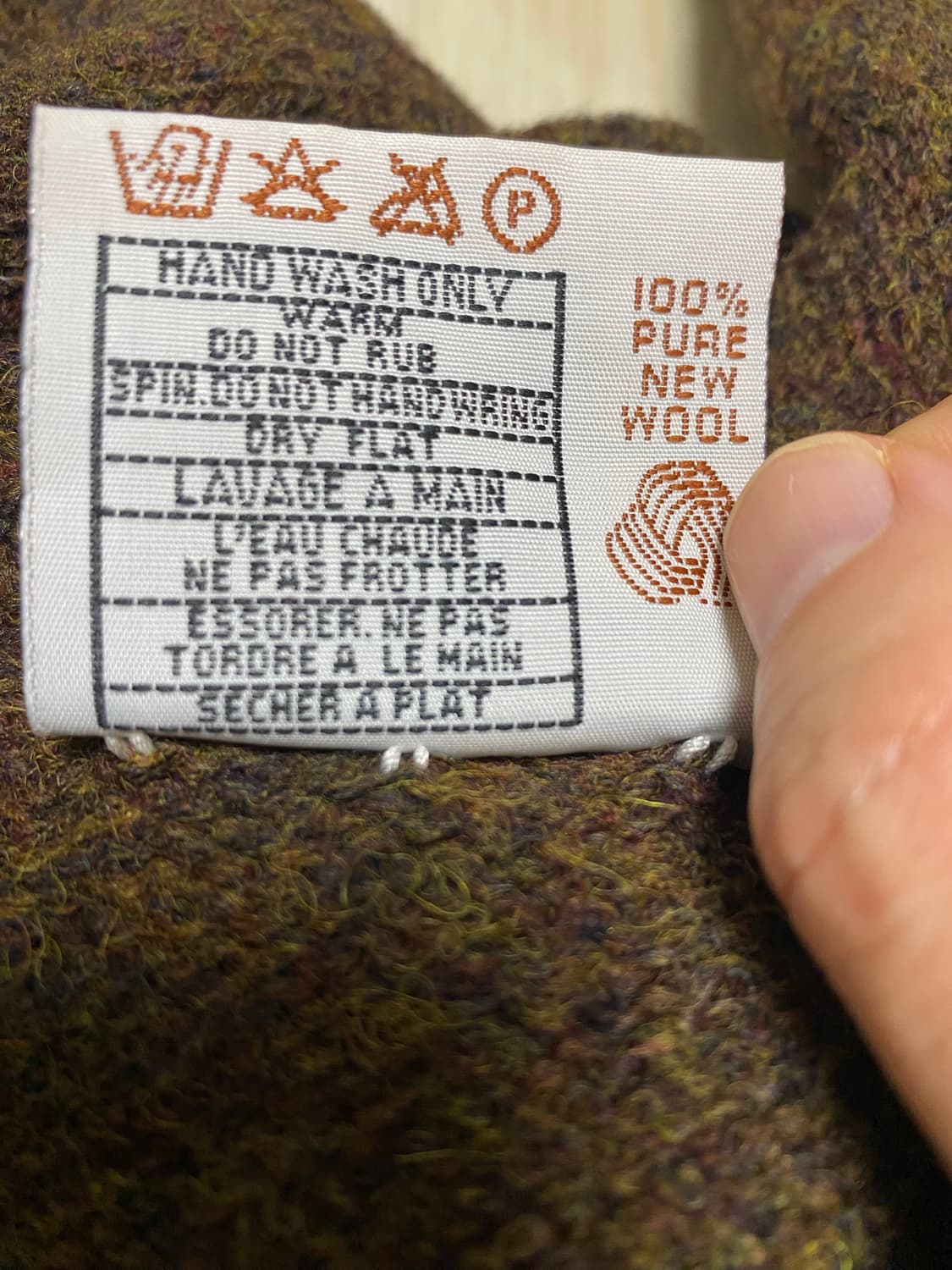 [S] 제이미슨스 셔틀랜드 울 니트 브라운 Jamiesons 상품이미지3