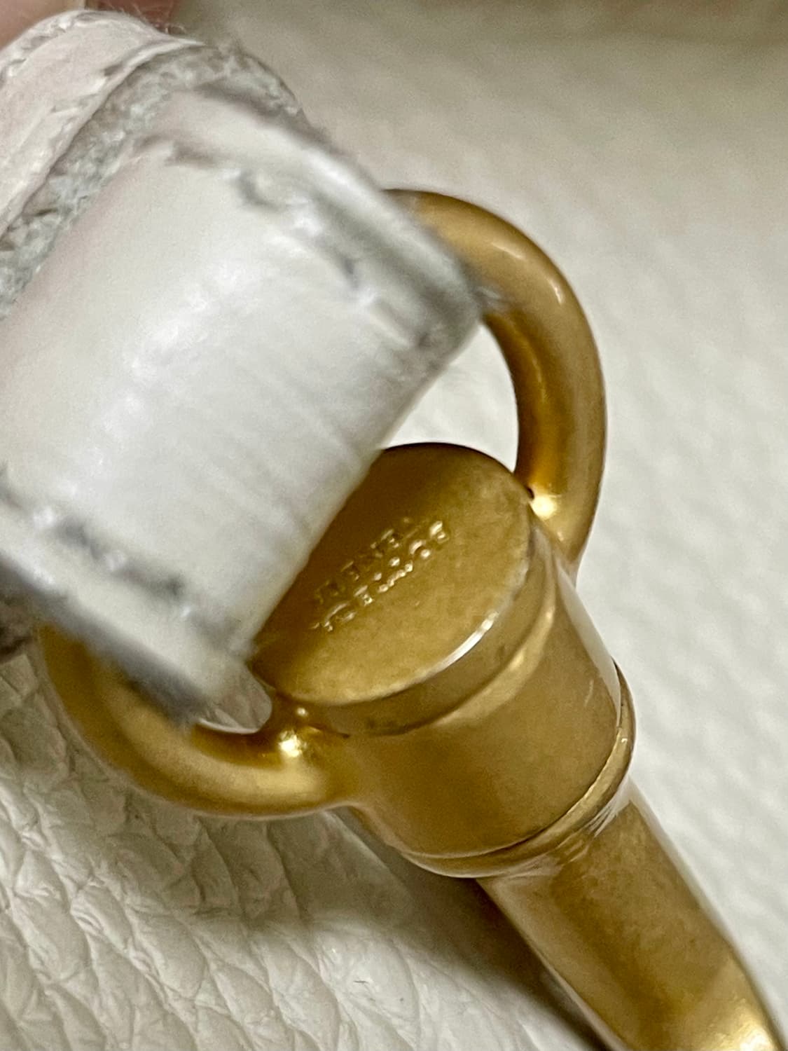 보테가 베네타 가죽 캄파나 호보백 아이보리 정품 상품이미지5