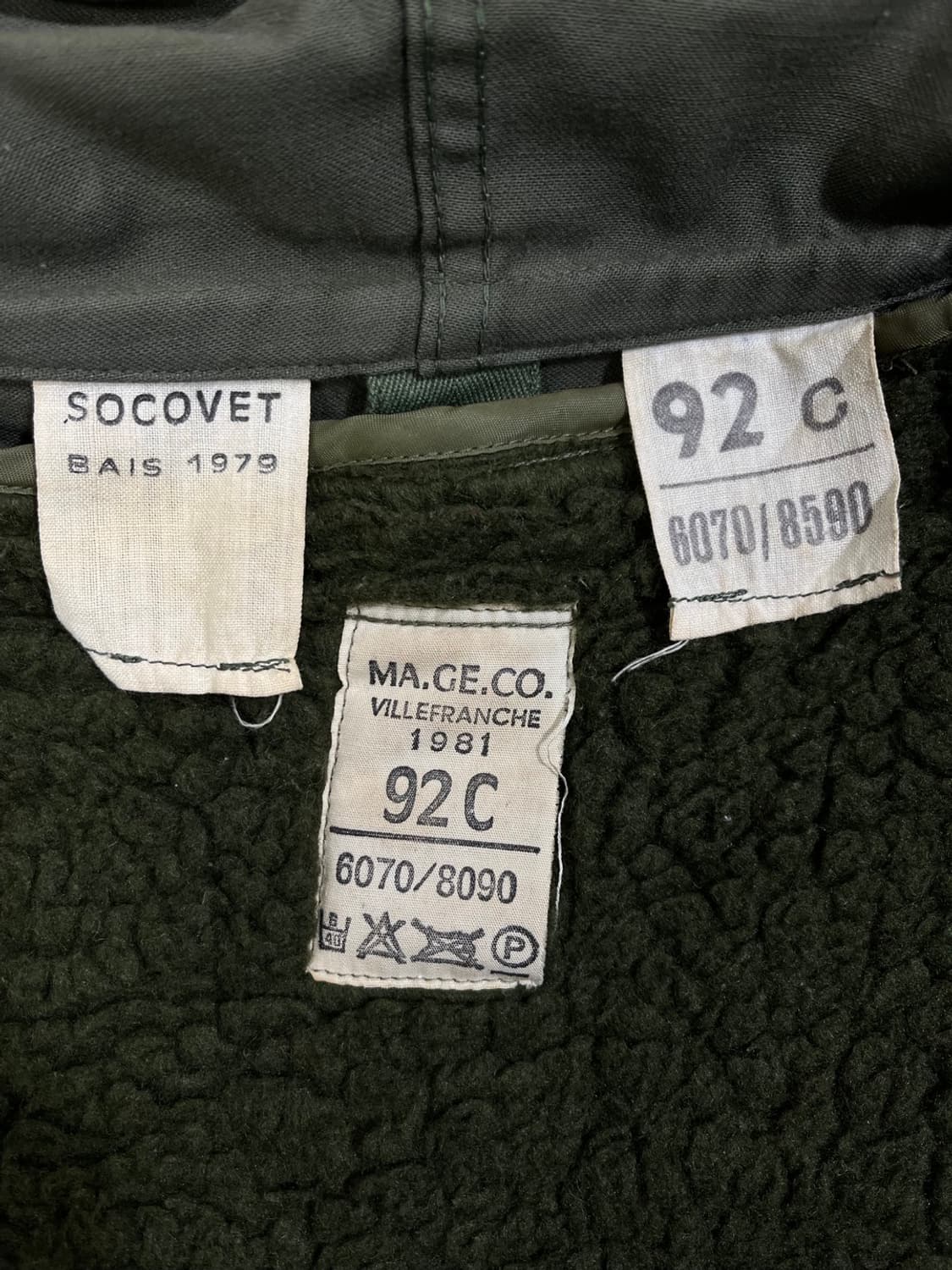 80's 프랑스 M-64 S300 파카/#2594 상품이미지8