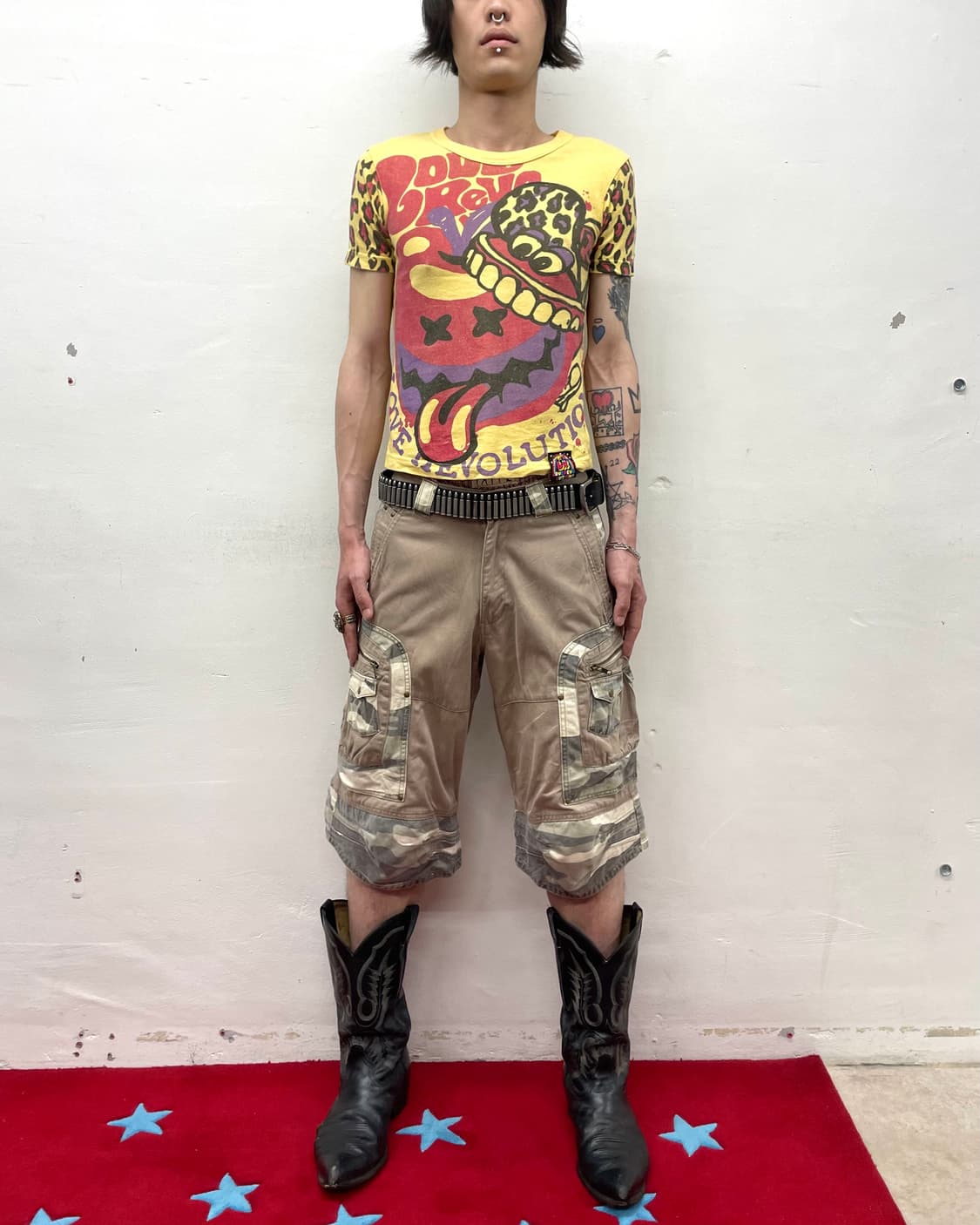 Leopard Apple Devil Yellow T-shirt 상품이미지4