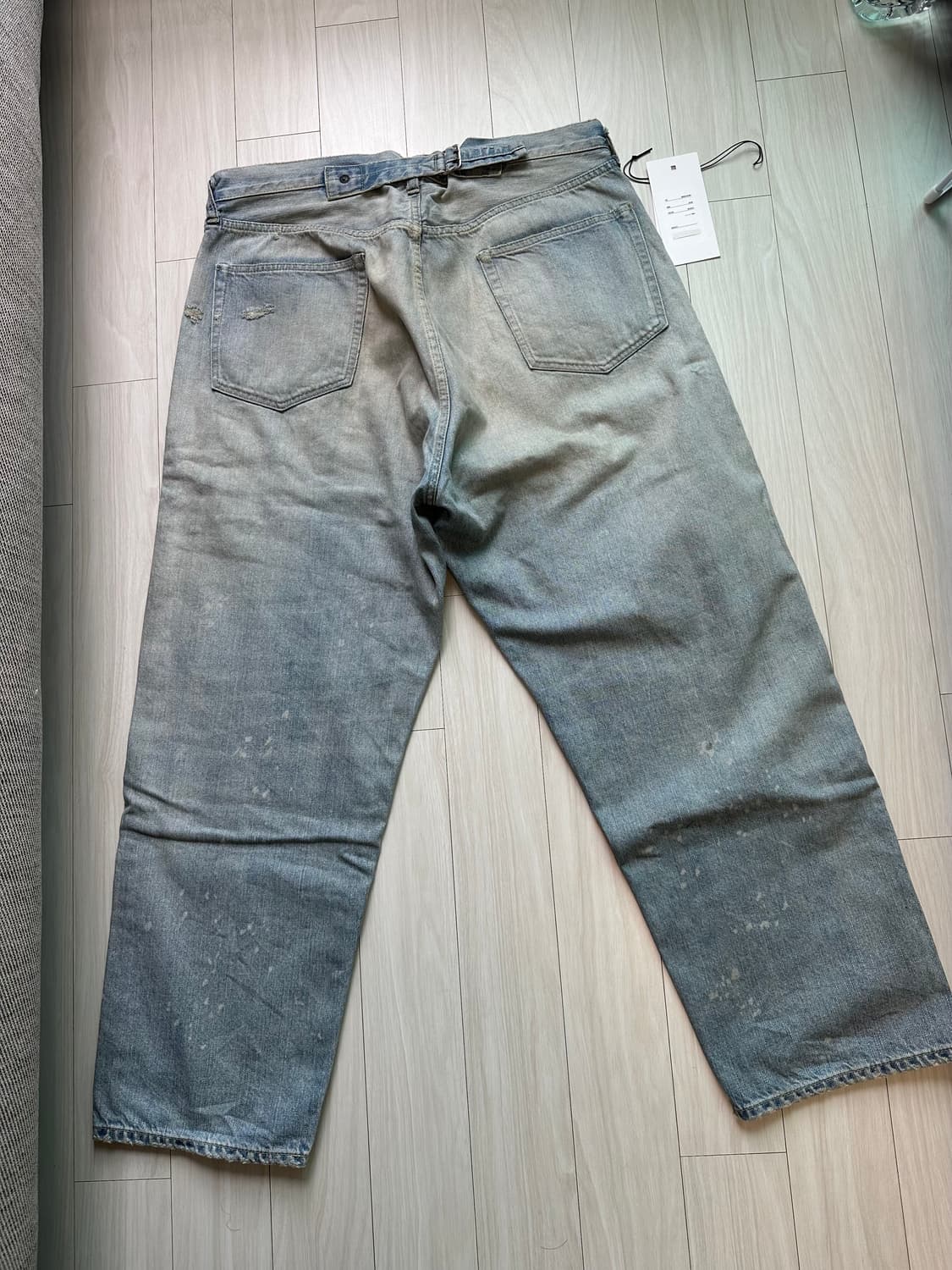 아프레쎄 25ss no.37 블리치 데님 상품이미지3