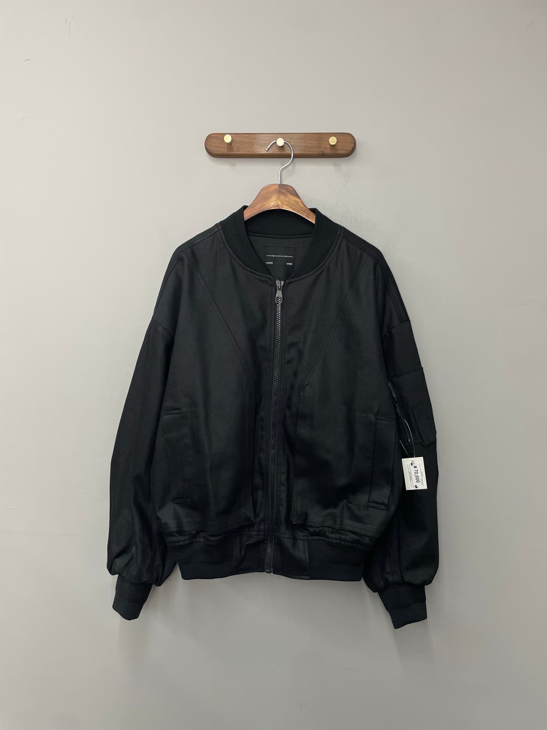 메종미네드 MA-1 블랙 항공자켓 H2433 상품이미지2