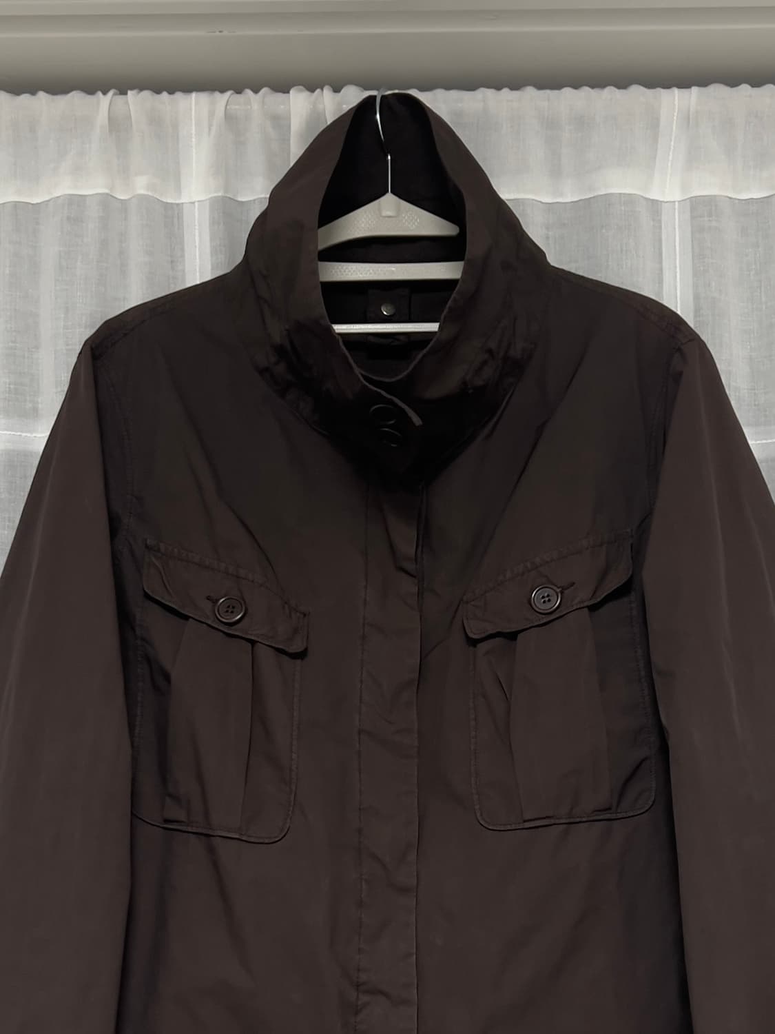 아스페시 하이넥 나일론 트러커 자켓 s 상품이미지3