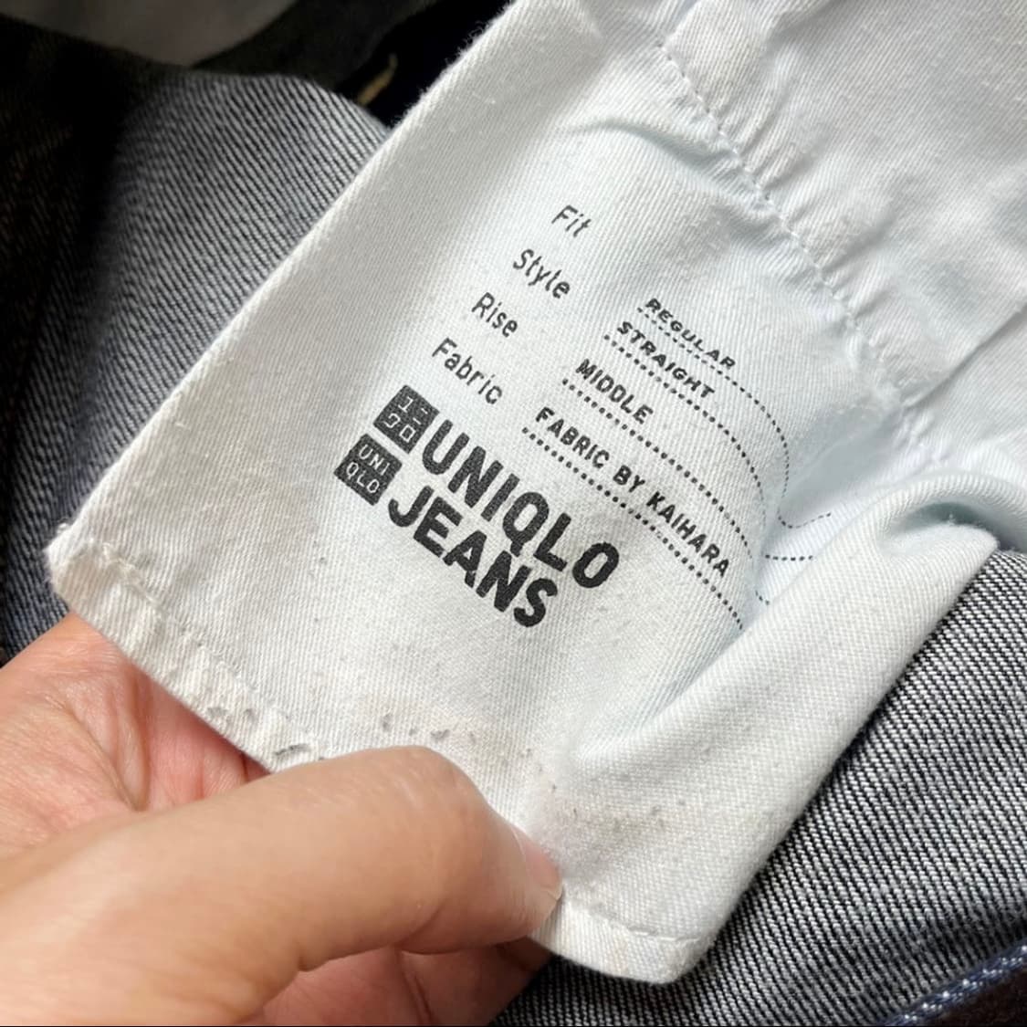 유니클로 셀비지 데님 일본판 상품이미지7