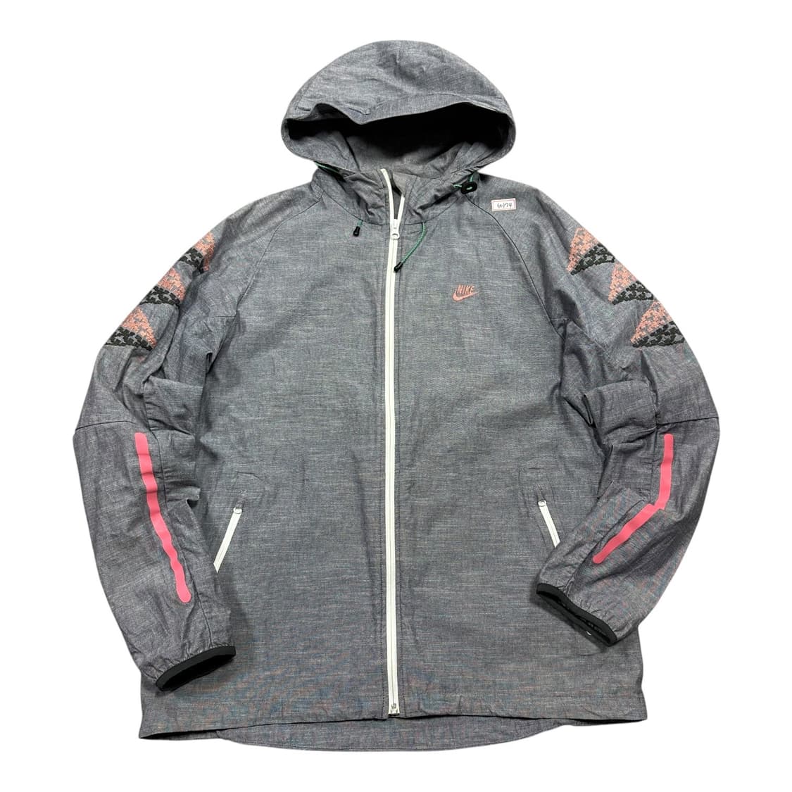 ✨ (바배) 나이키 올드스쿨 트랙앤필드 린넨 후드 집업 자켓 상품이미지1