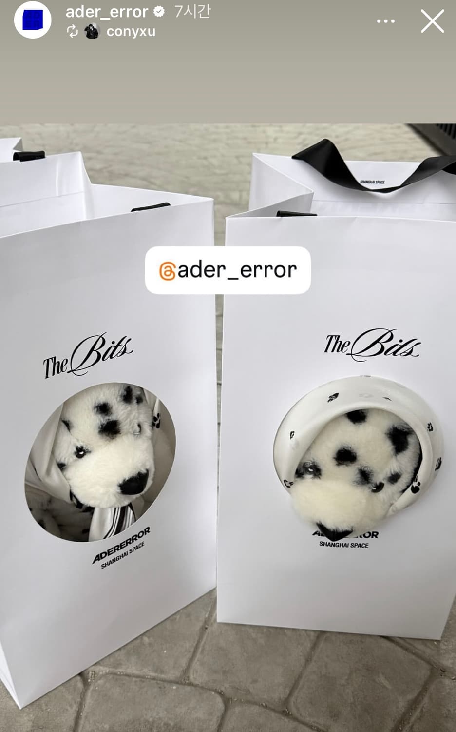 아더에러 상하이 스페이스 VIP 강아지 인형 상품이미지2