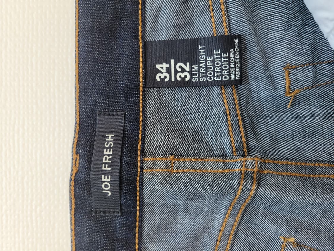 조프레시 JOE FRESH 남자 원워싱 청바지 34 다크네이비 상품이미지6