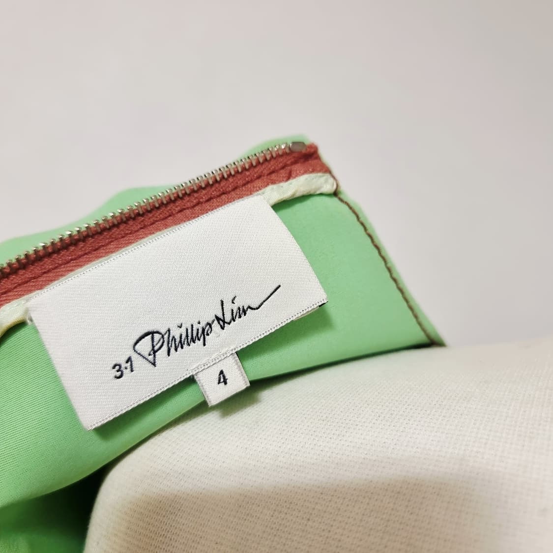 3.1 필립림 원피스 양가죽100% 트리밍 배색 (55) 상태최상 상품이미지5