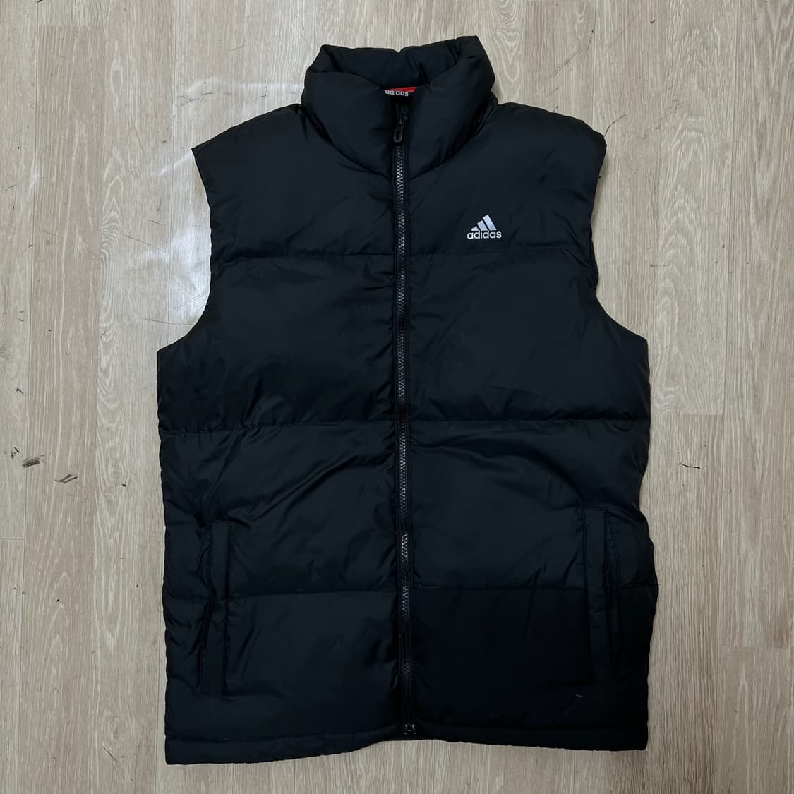 아디다스 로고 덕다운 패딩조끼 M/95  상품이미지1