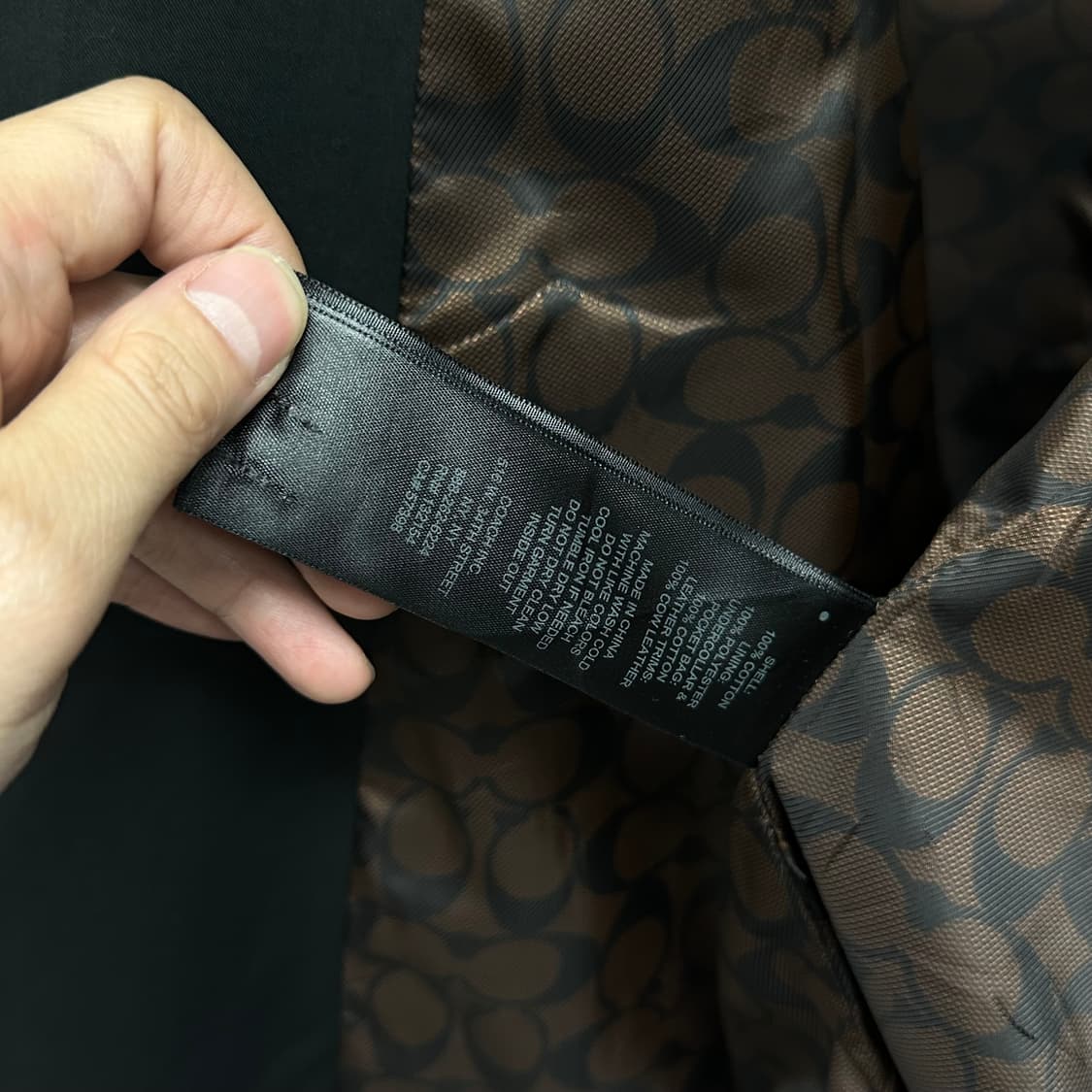 코치 스티치 하프 트렌치코트 자켓 상품이미지7