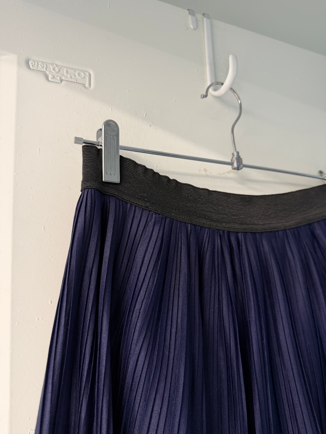 일본빈티지 레이어드 주름 미디스커트 상품이미지2