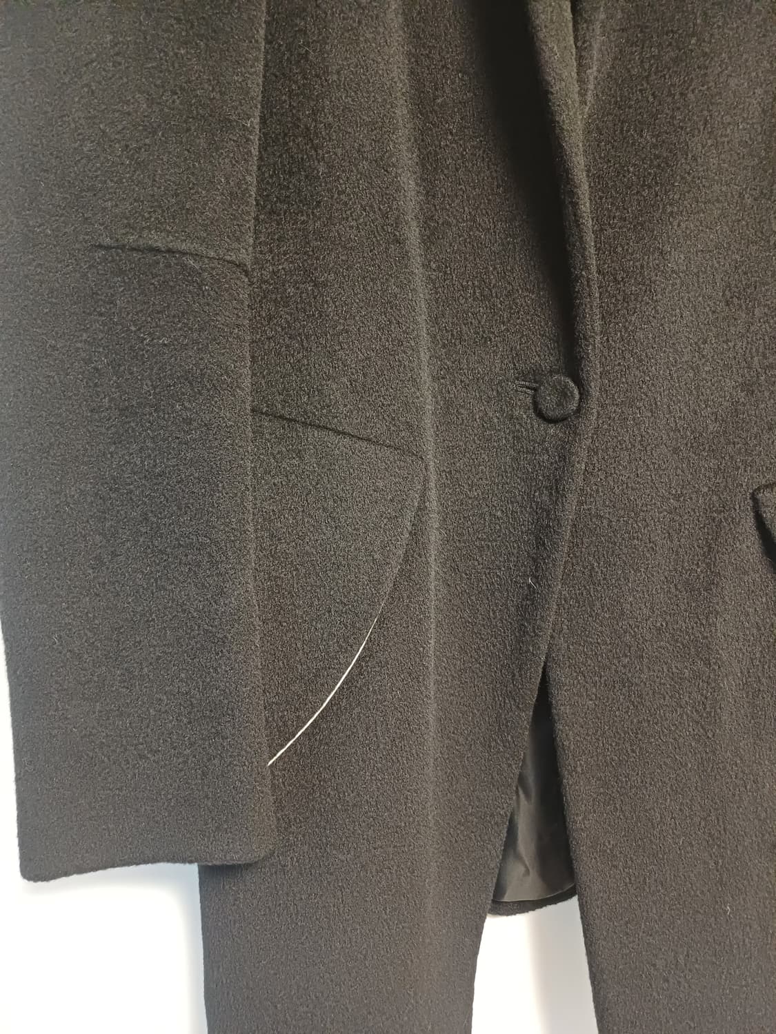 TIME 타임 / 여성 55 / 울+캐시미어 블랙 코트 상품이미지3