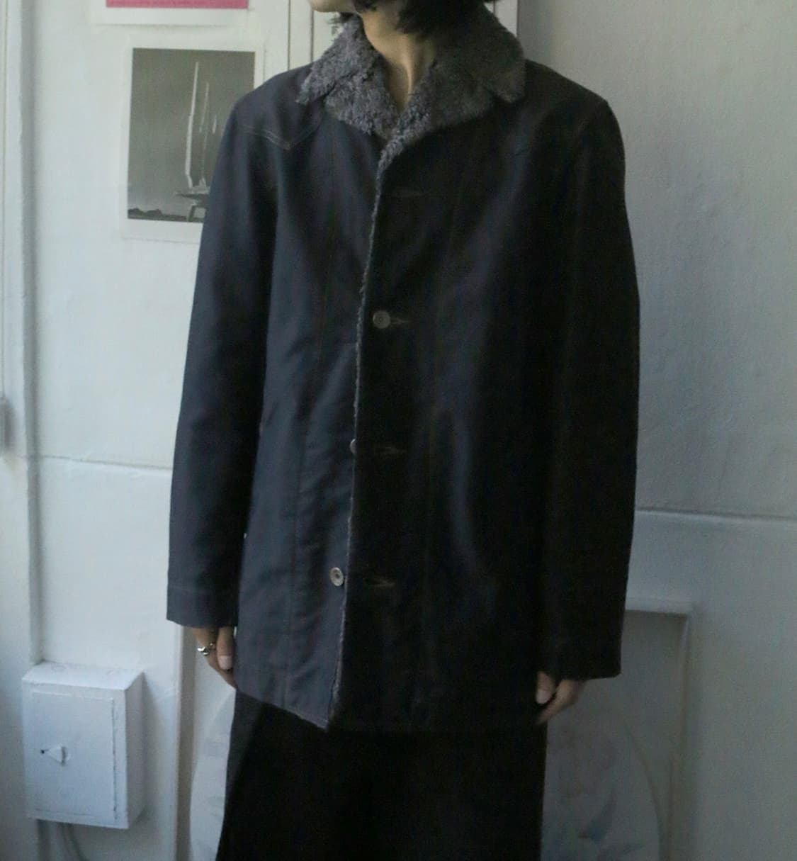 리바이스 블랙 시어링 자켓 상품이미지1