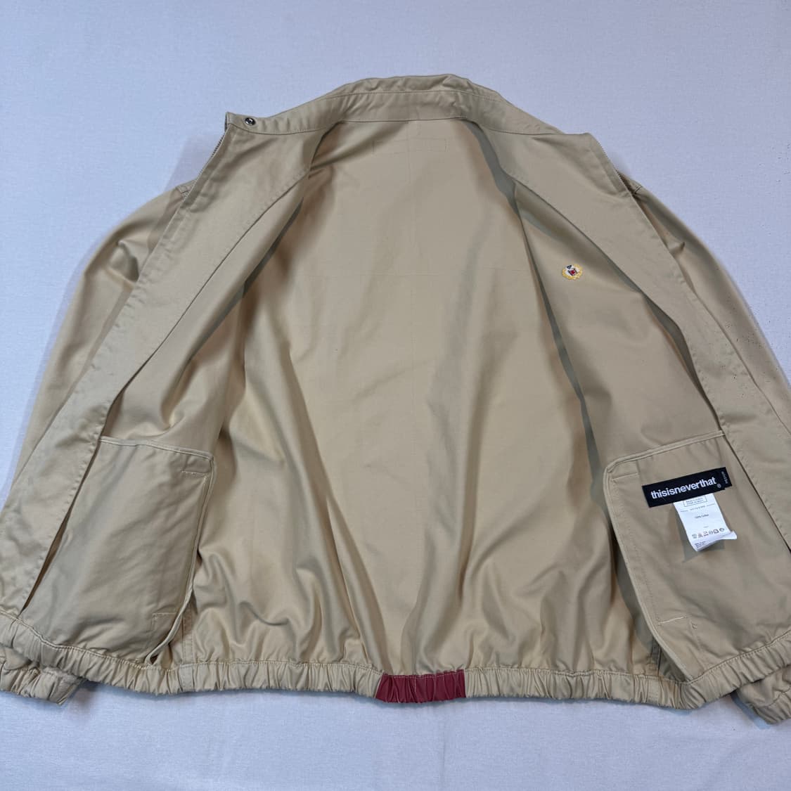 M) 디스이즈네버댓 코튼 스윙탑 블루종 자켓 상품이미지5