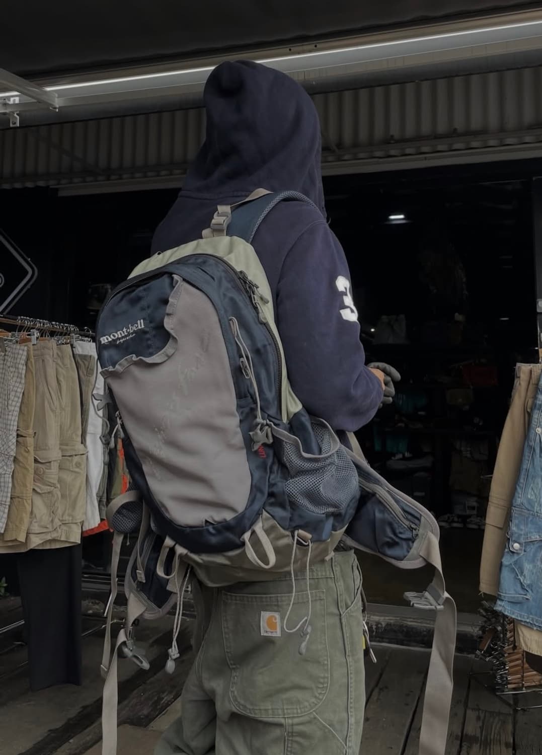칼하트 모스 그린 빈티지 쇼츠 31 상품이미지1