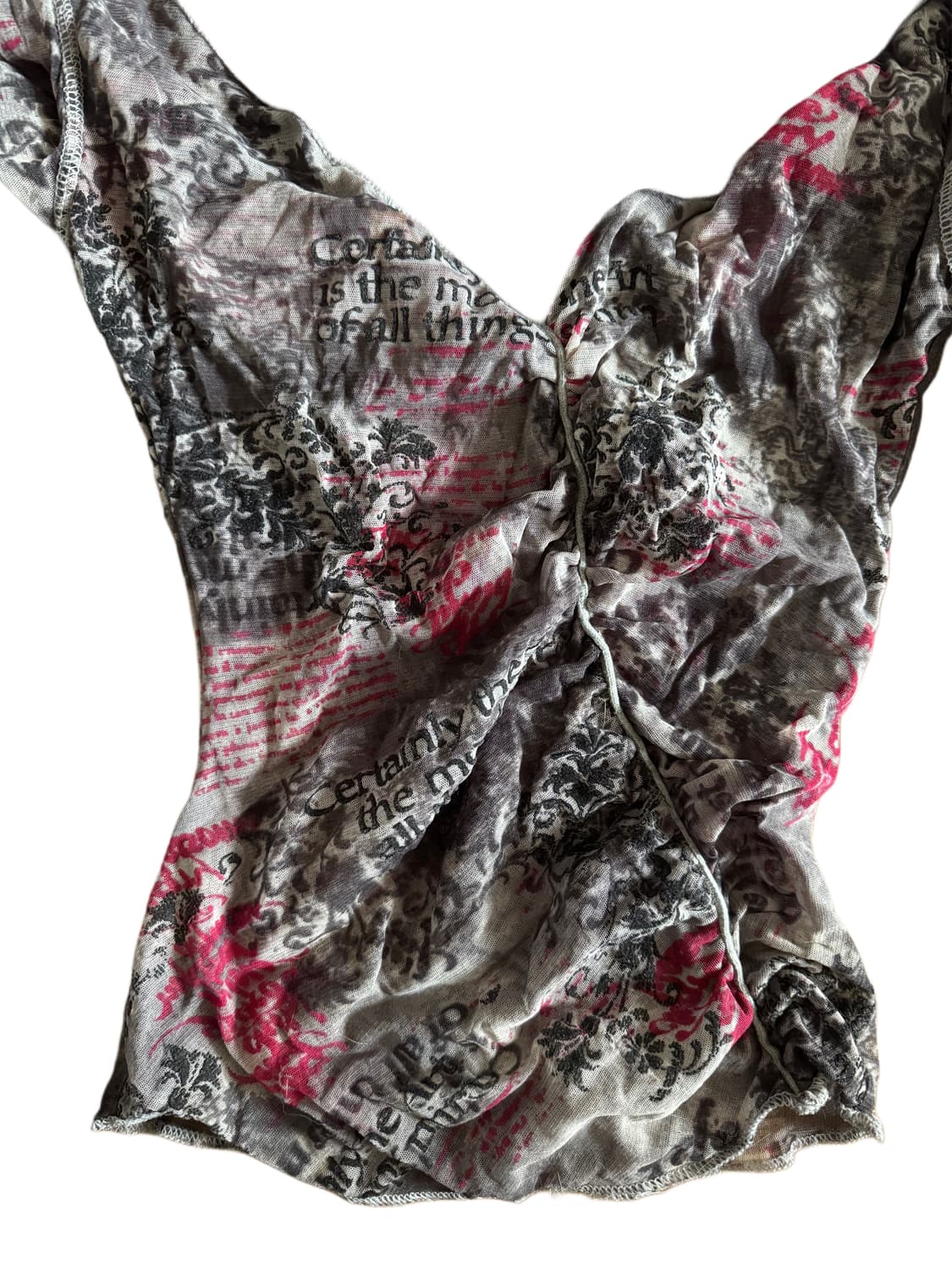 빈티지 시스루 오프숄더 니트 상품이미지4