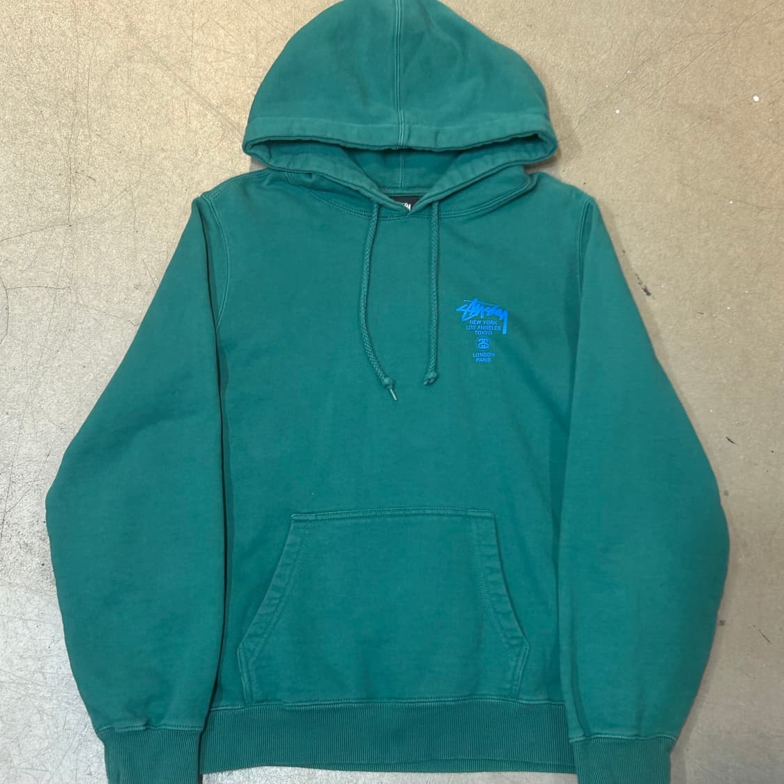 🫶🏻 스투시 Green 후드티 🫶🏻 상품이미지3