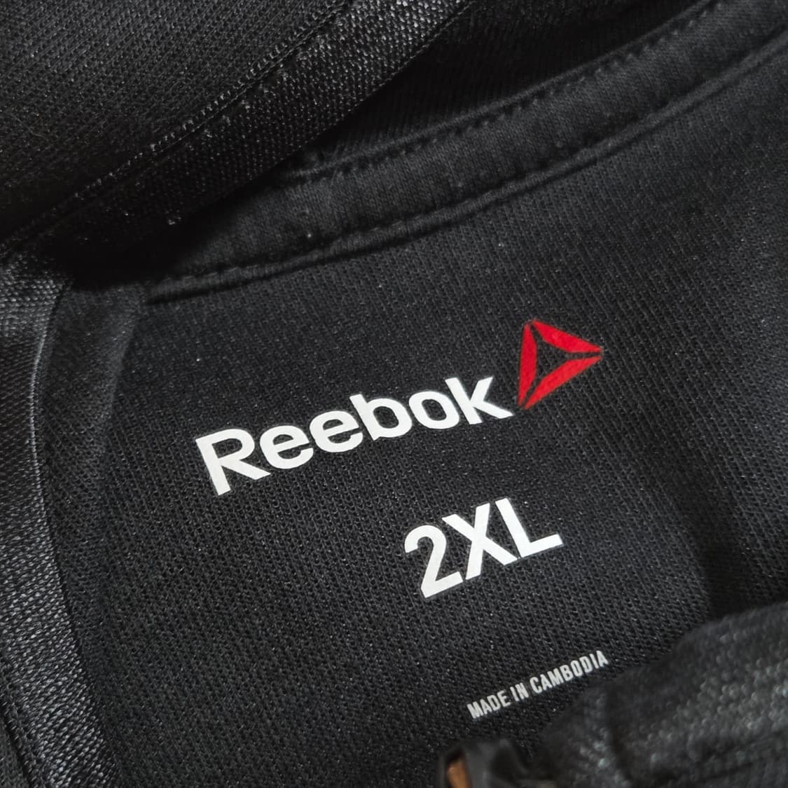 리복 블랙 후드집업 상품이미지7