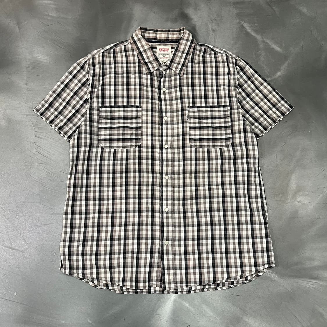  리바이스 체크 웨스턴 하프 셔츠 y16315 상품이미지1