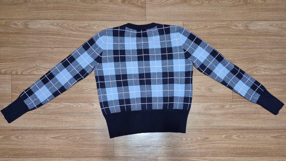 잇미샤 체크 니트 가디건 상품이미지6