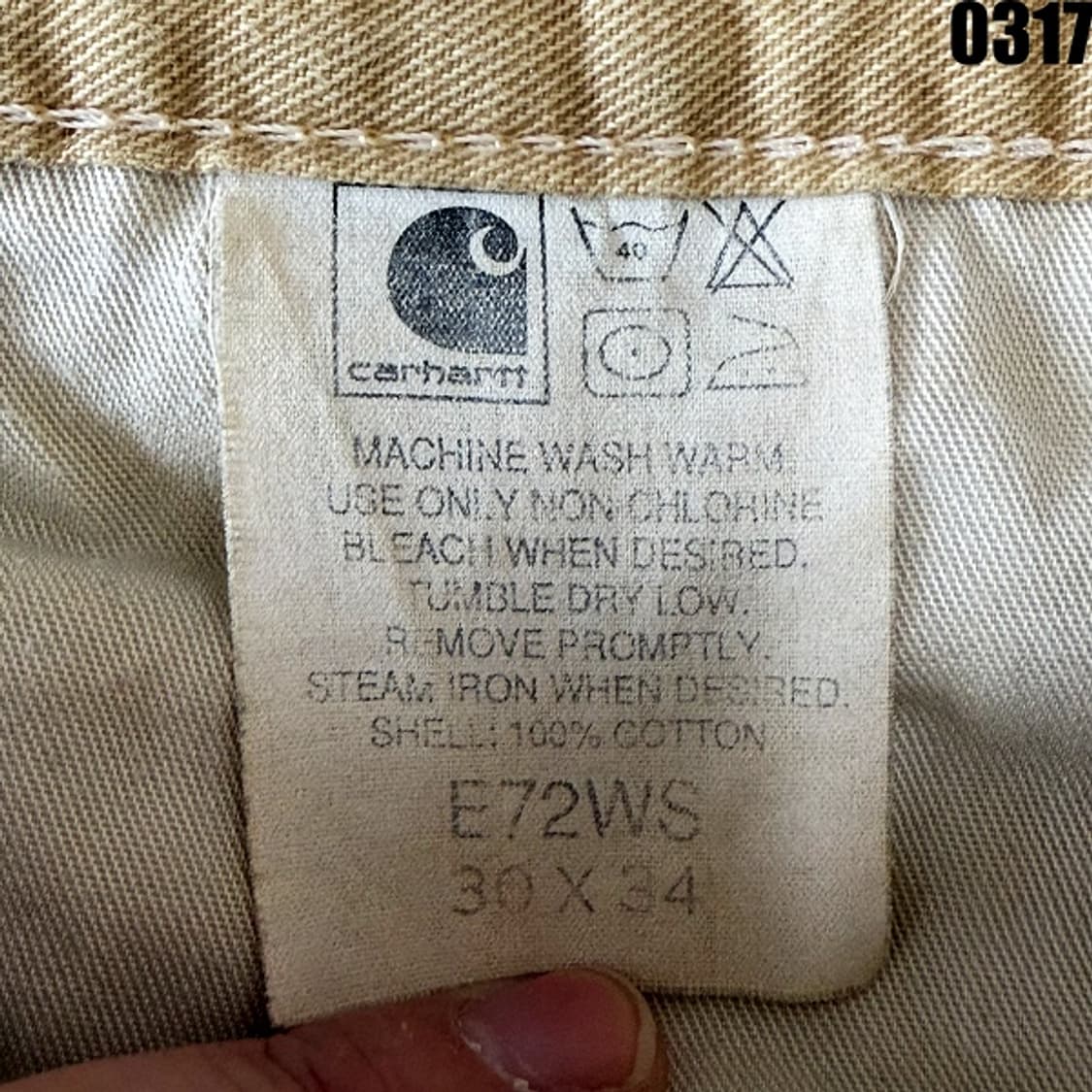 칼하트 카펜더 워크 팬츠 M 0317 상품이미지5