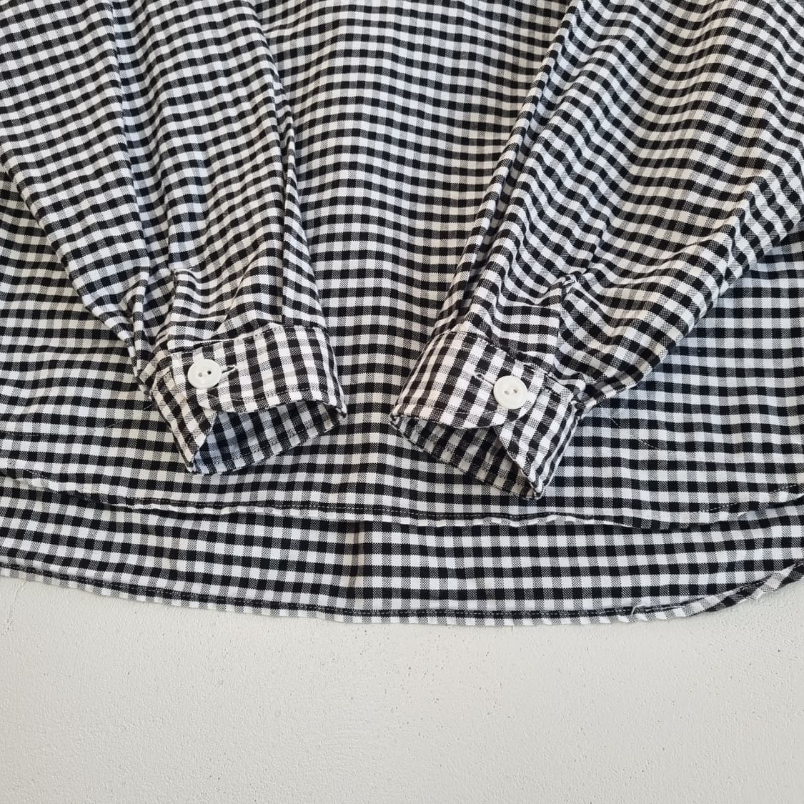 단톤 깅엄체크 풀오버 셔츠 - 34 상품이미지6