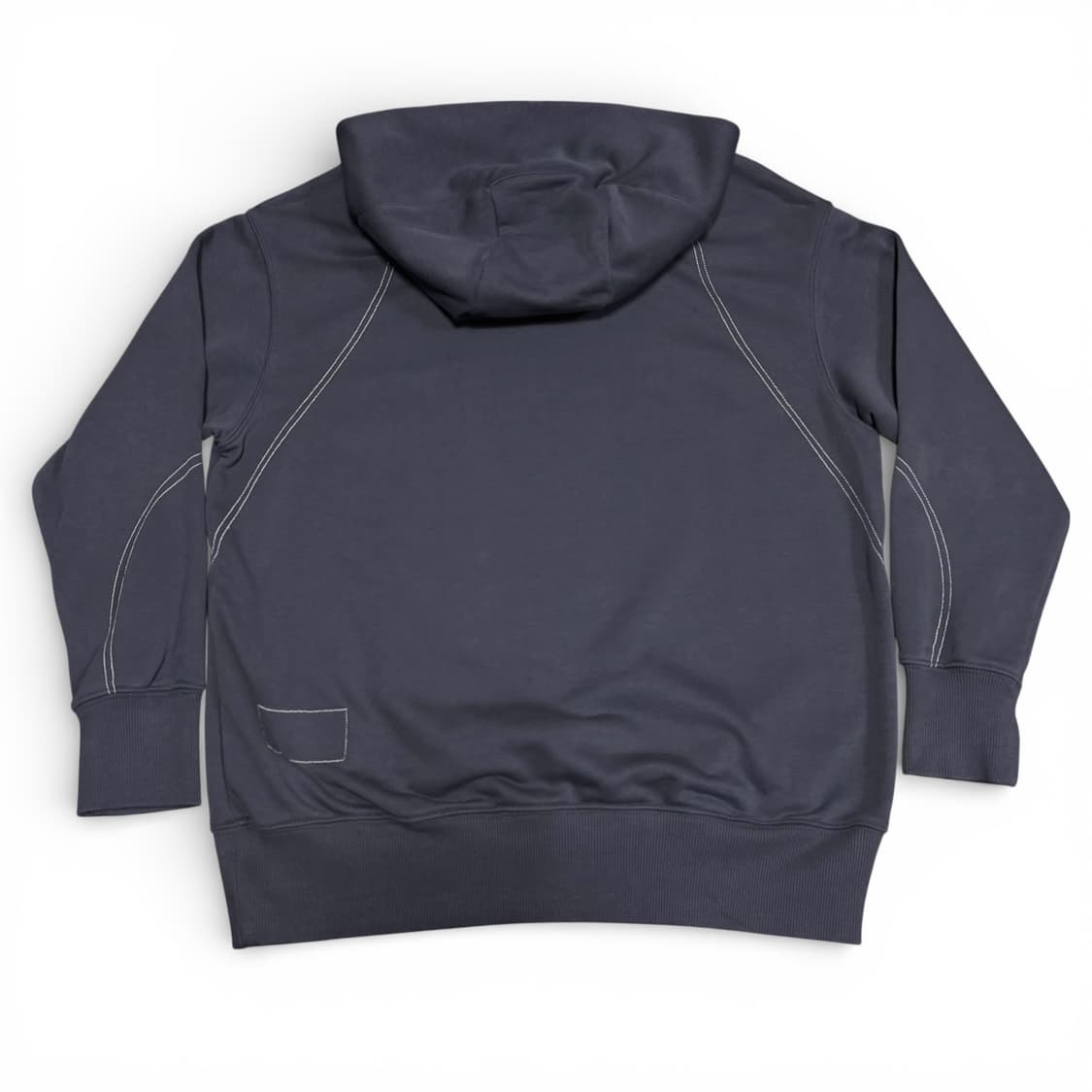 우먼 나이키 먹색 미들로고 스티치 후드티 상품이미지3