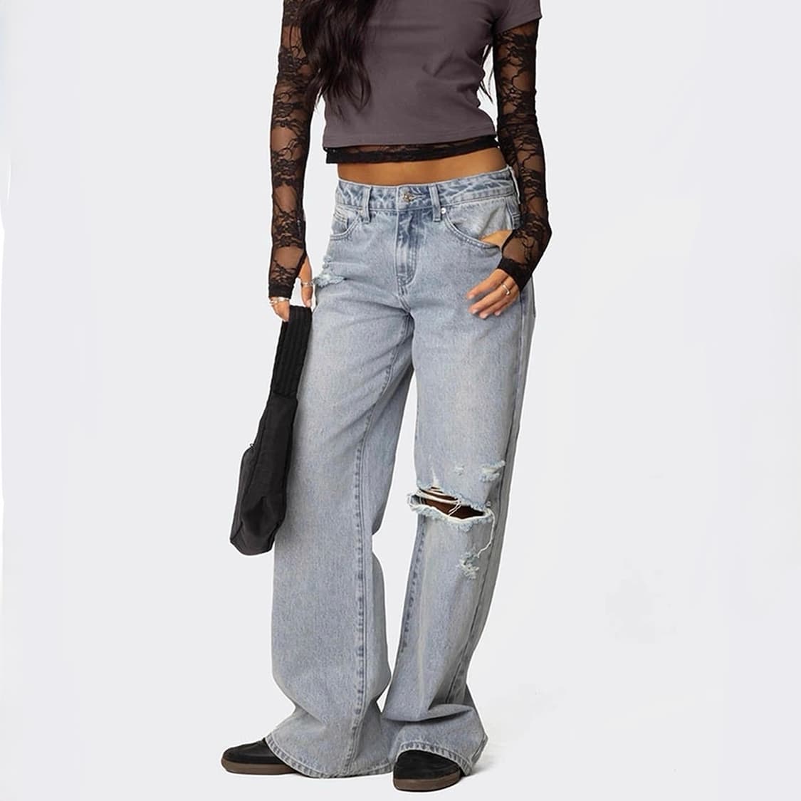 [급처] 로우라이즈 rip jeans y2k 상품이미지1